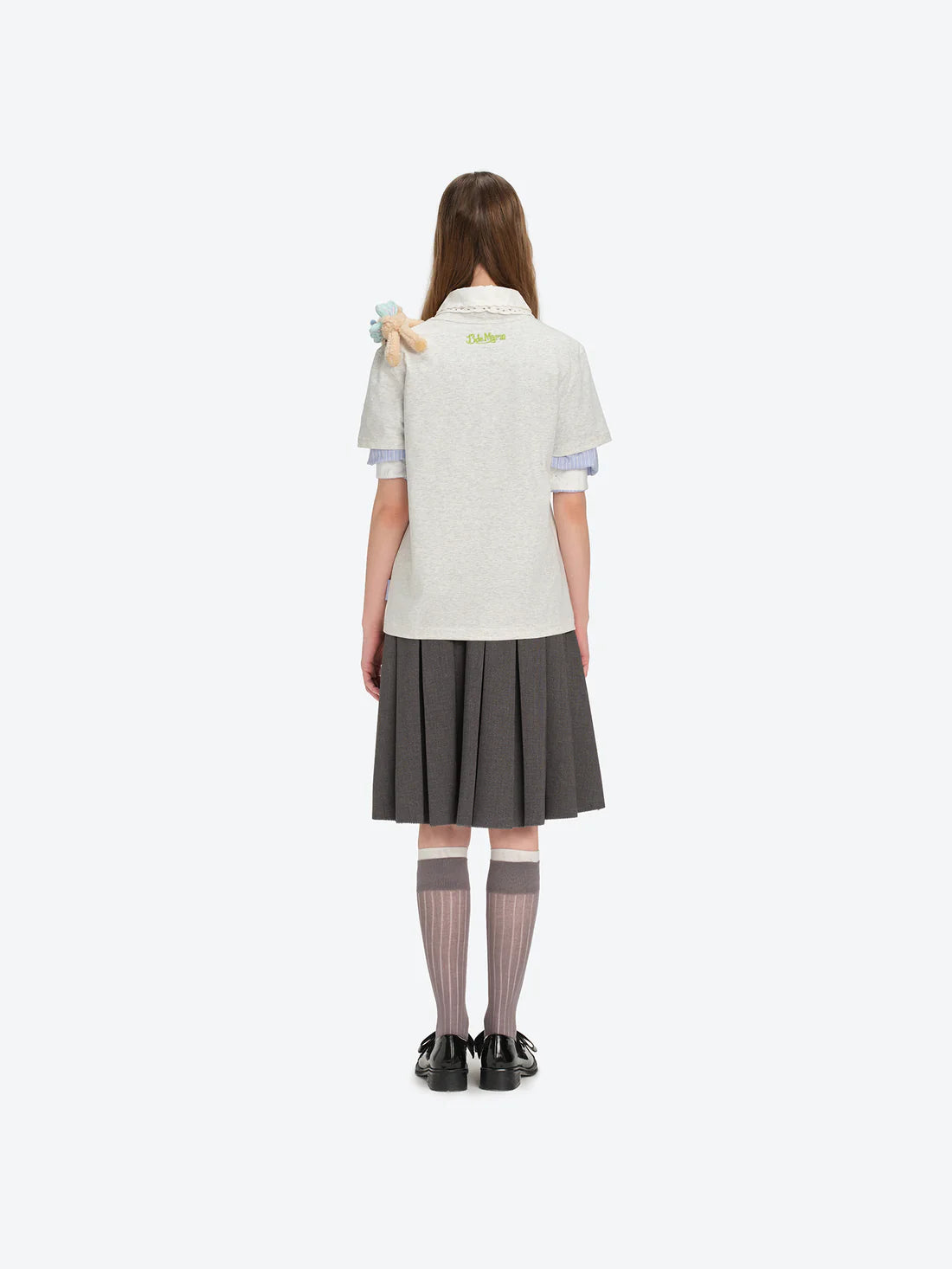 13DE MARZO Floral Bear Illustration T-Shirt