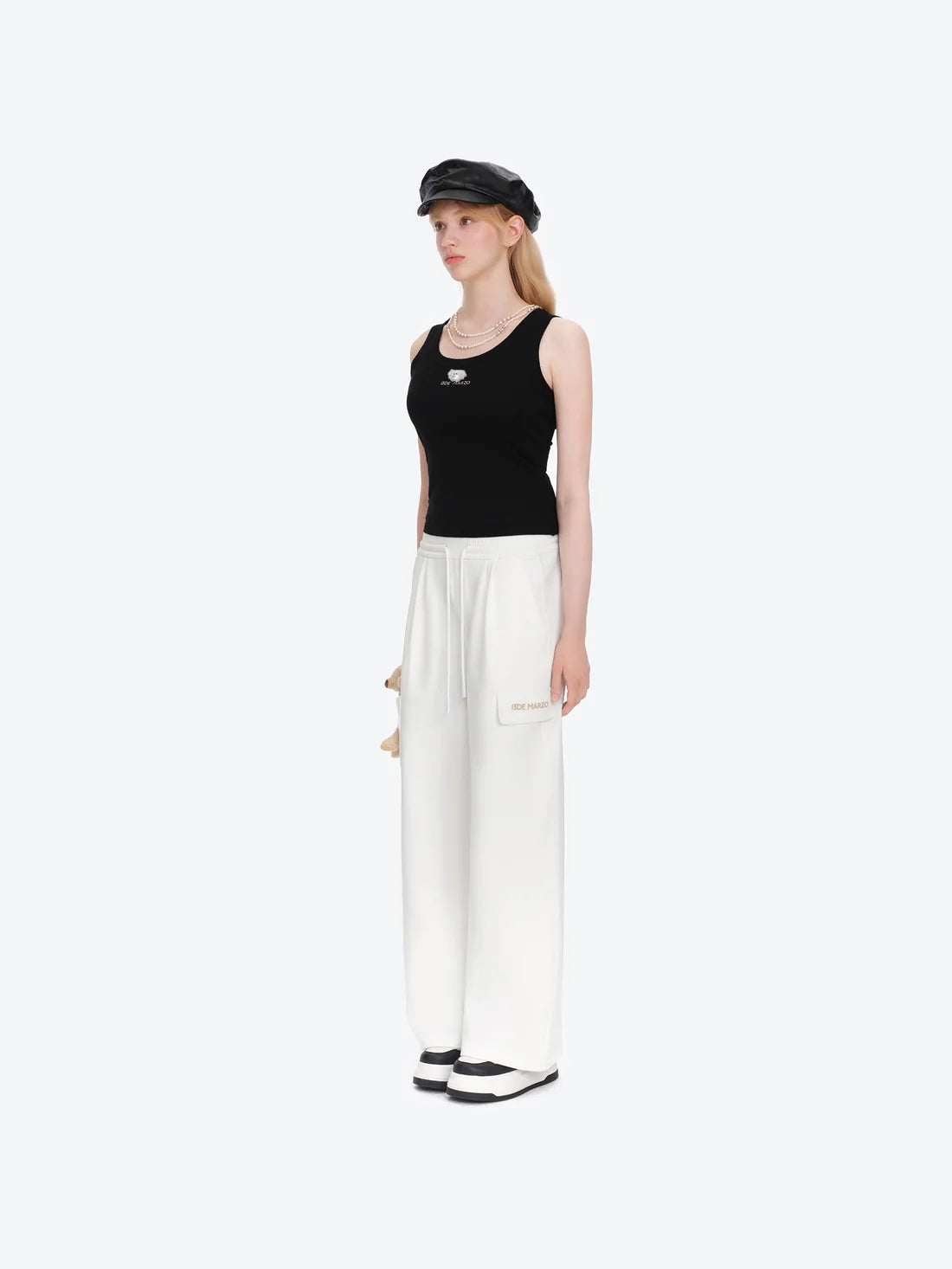 13DE MARZO Mini Bear Base Vest Black