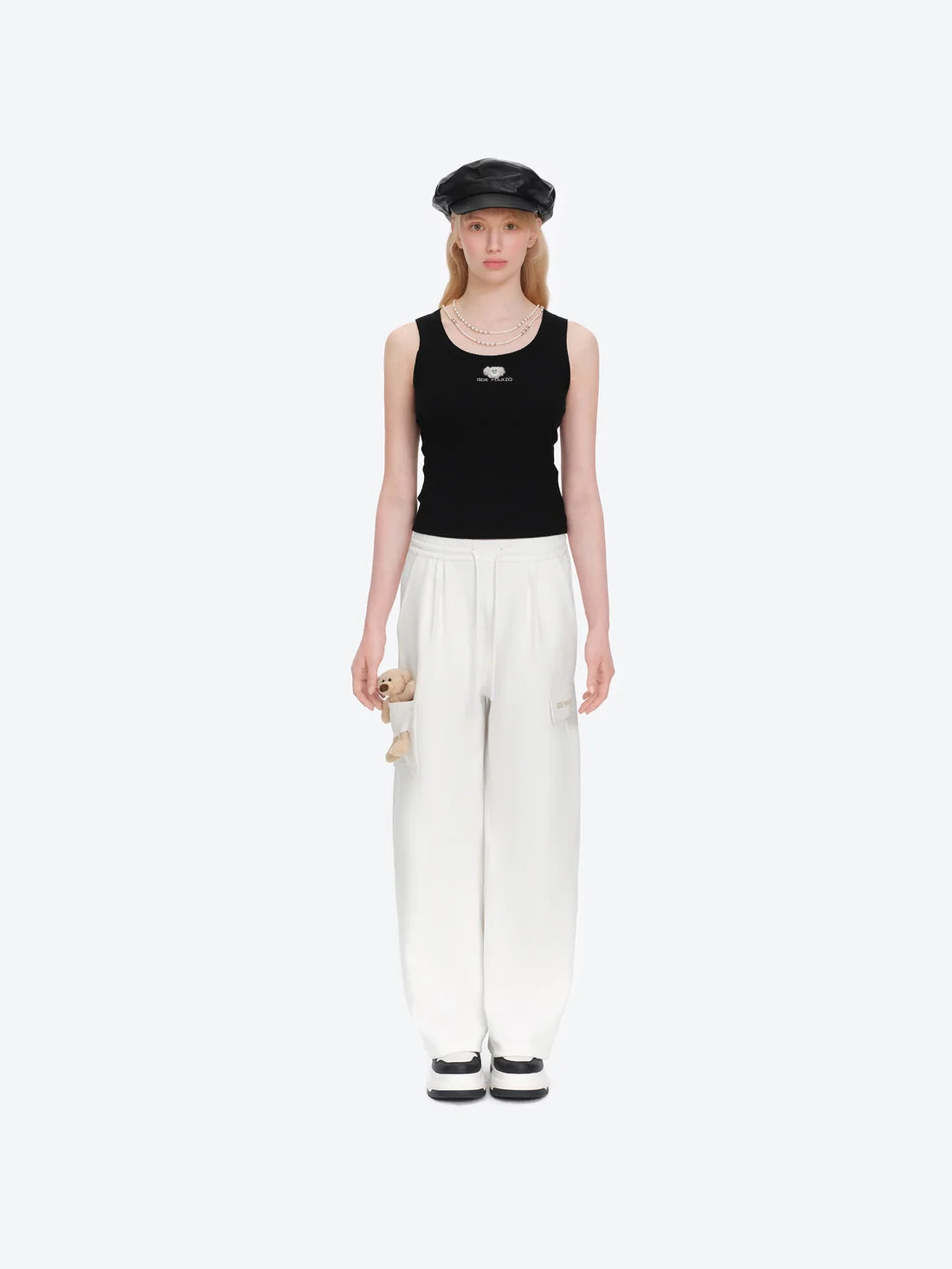 13DE MARZO Mini Bear Base Vest Black