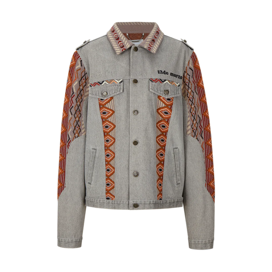 13DE MARZO TRIBE HUNTING TOTEM PATCH JACKET