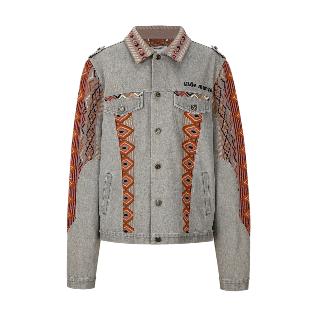 13DE MARZO TRIBE HUNTING TOTEM PATCH JACKET