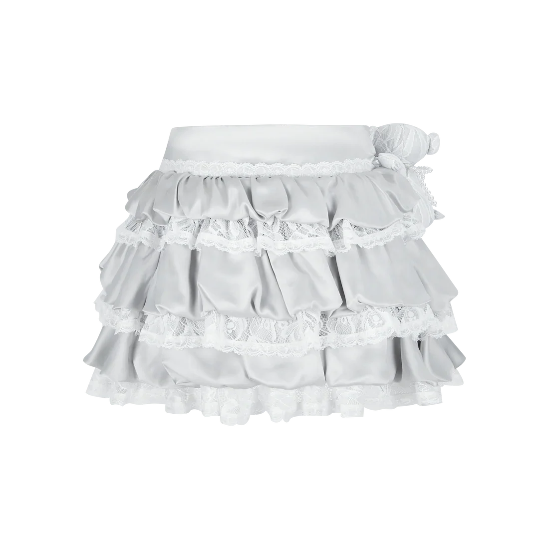 13DE MARZO Bear Lacy Bud Skirt