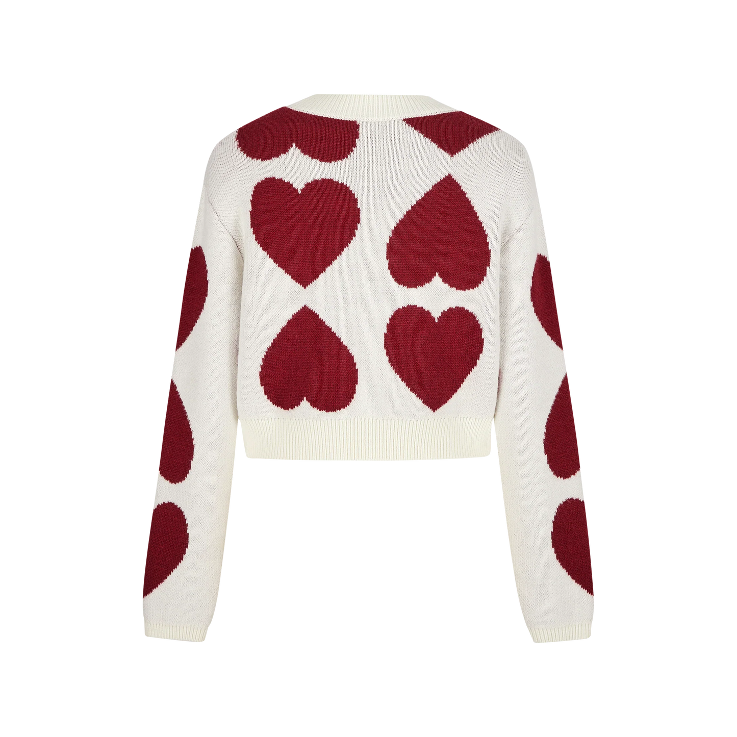13DE MARZO HEART LOGO SHORT SWEATER