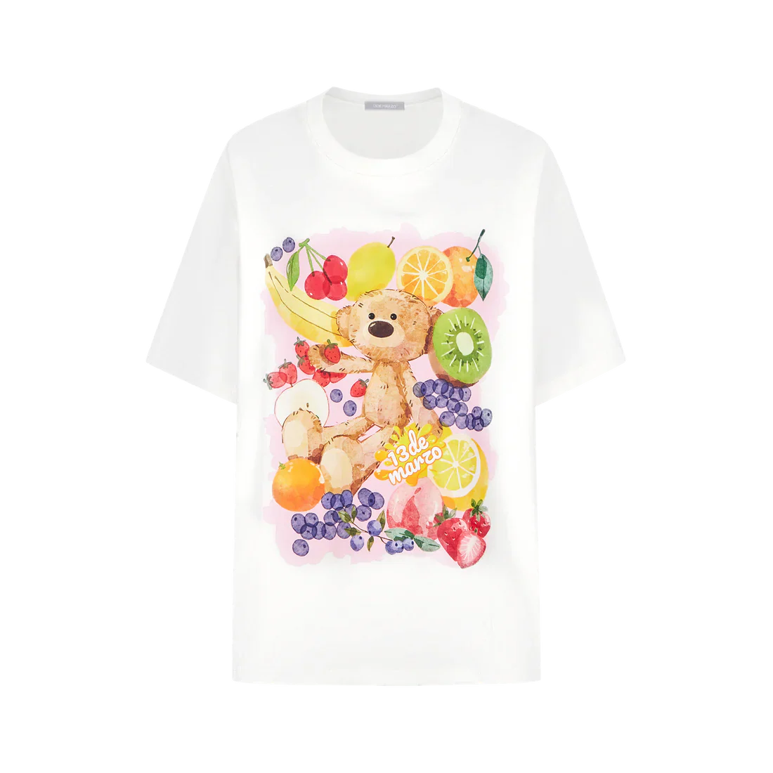 13DE MARZO BEAR WITH FRUIT T-SHIRT