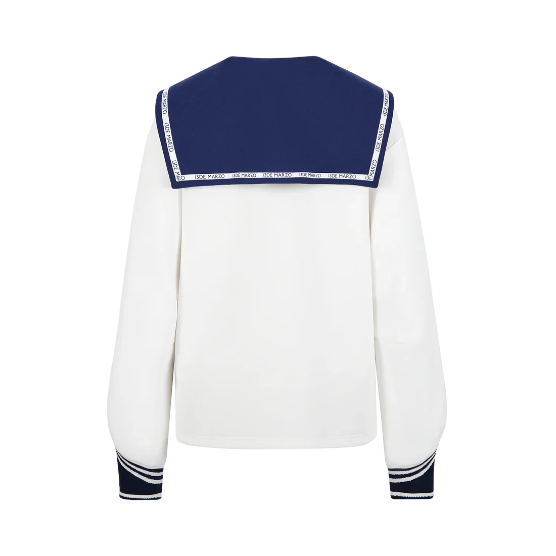 13DE MARZO Sailor Collar Long Sleeve