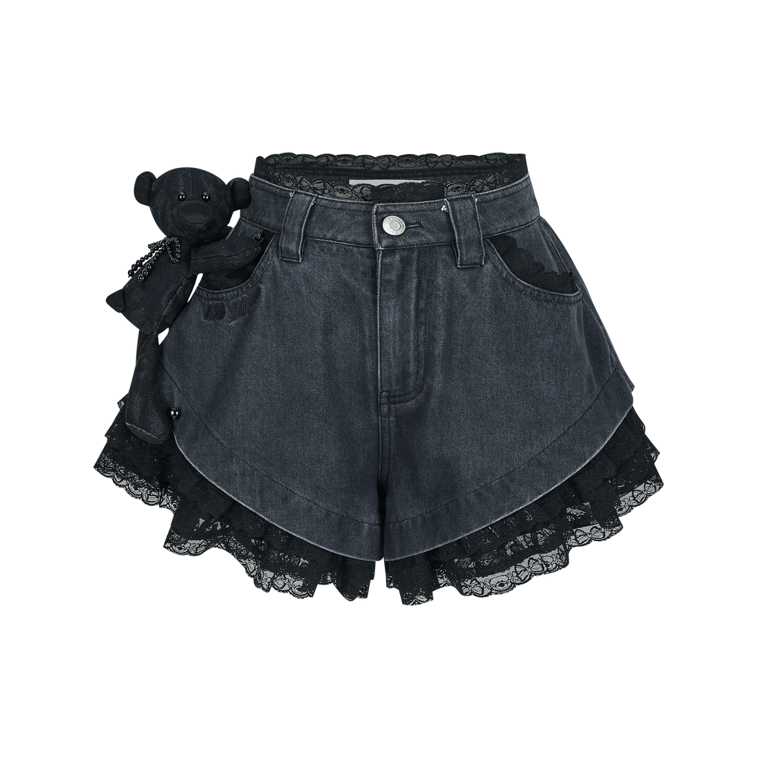 13DE MARZO Bear Lacy Hot Shorts