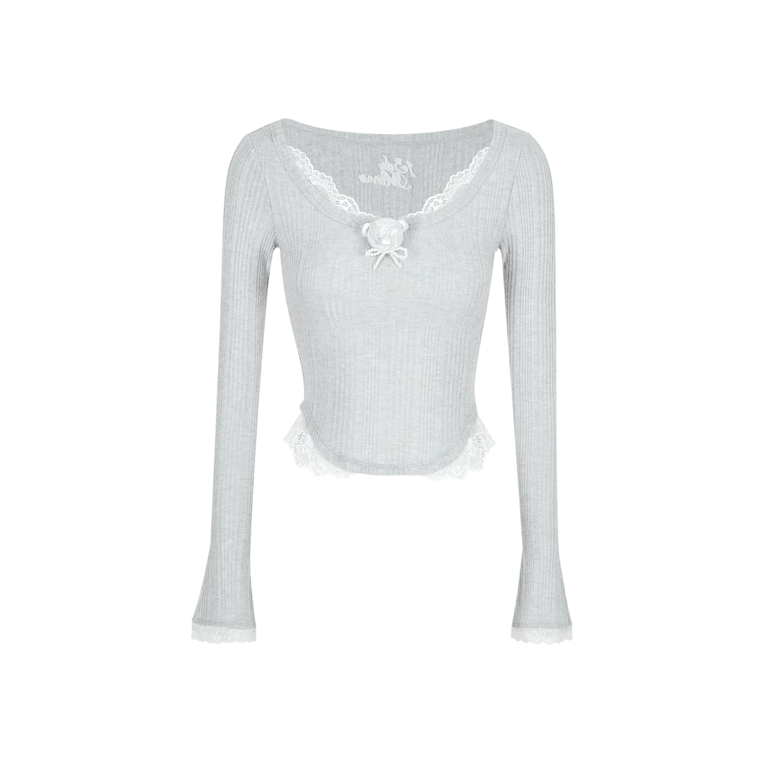 13DE MARZO Bear Lacy Undertee