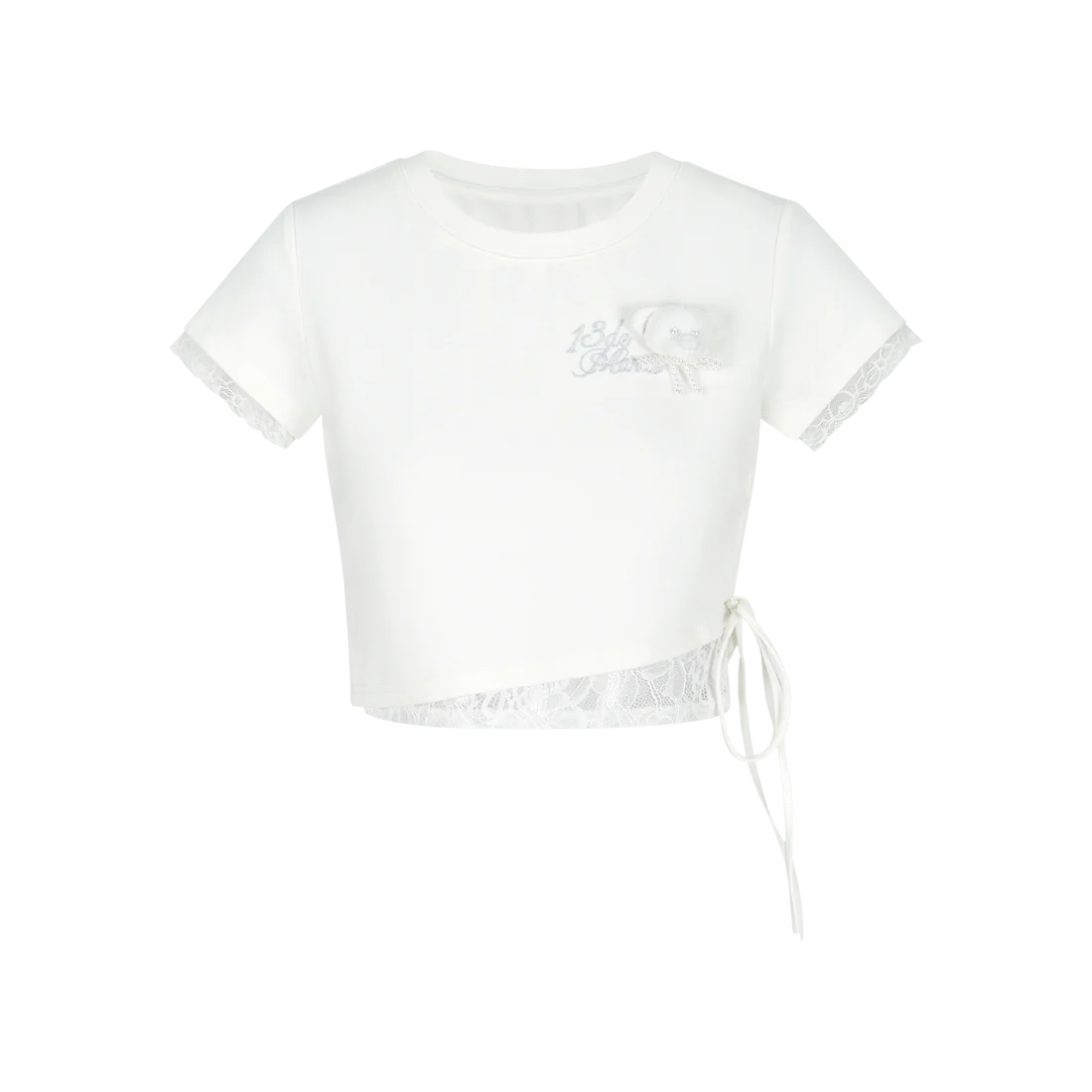 3DE MARZO Bear Lacy Tight Short Top