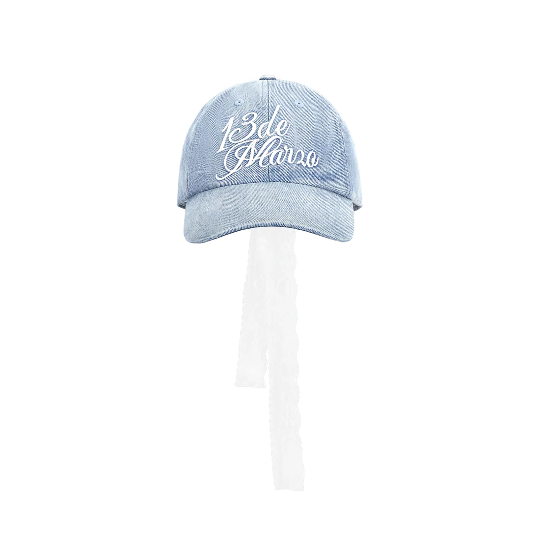 13DE MARZO Bear Logo Lacy Cap