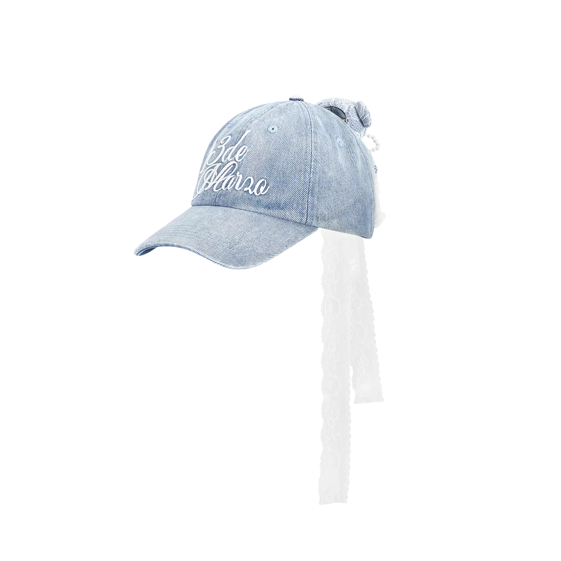 13DE MARZO Bear Logo Lacy Cap