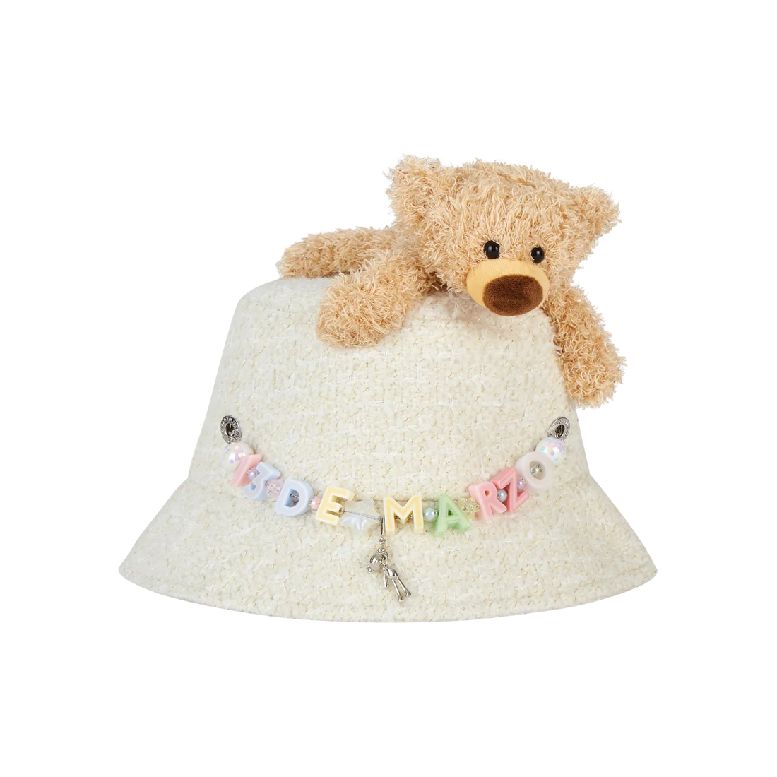 13DE MARZO LOGO PENDENT BUCKET HAT