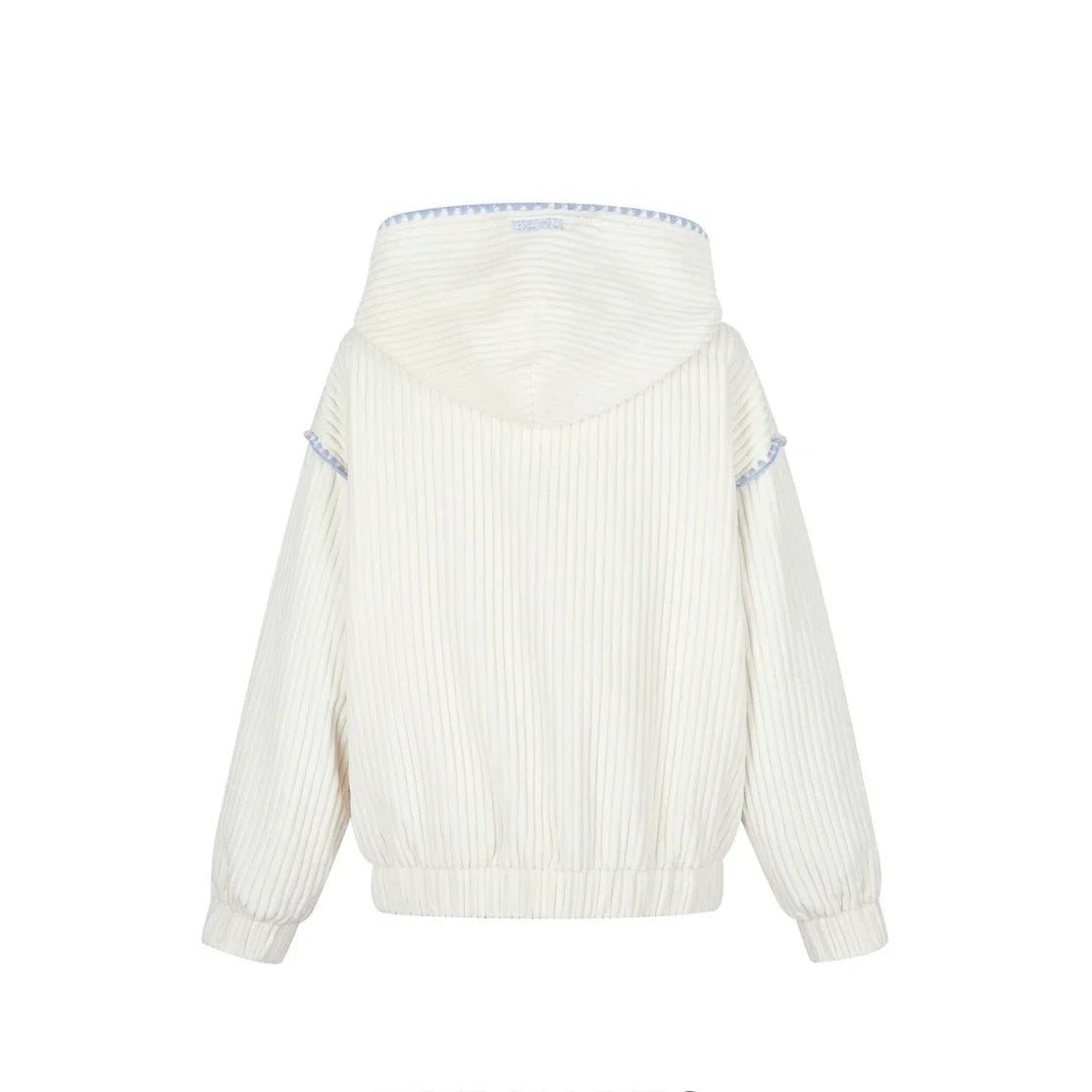 13DE MARZO FRIENDS HANGOUT CORDUROY ZIP HOODIE