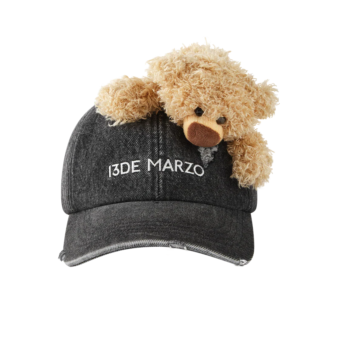 13DE MARZO DOOZOO WASHED DENIM CAP BLACK