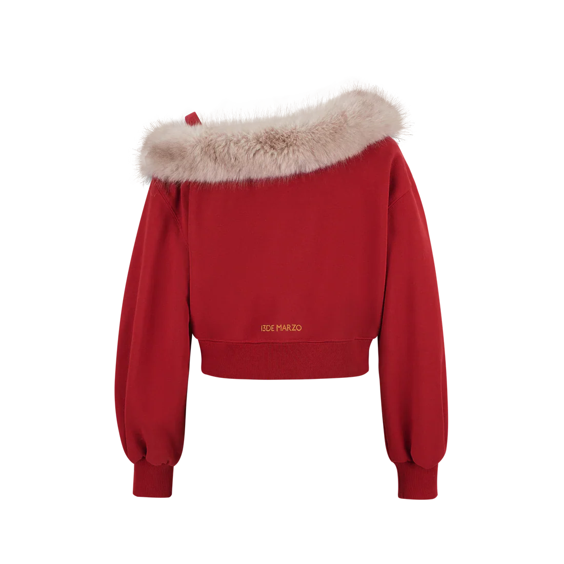 13DE MARZO Bear Christmas Off Shoulder Sweater
