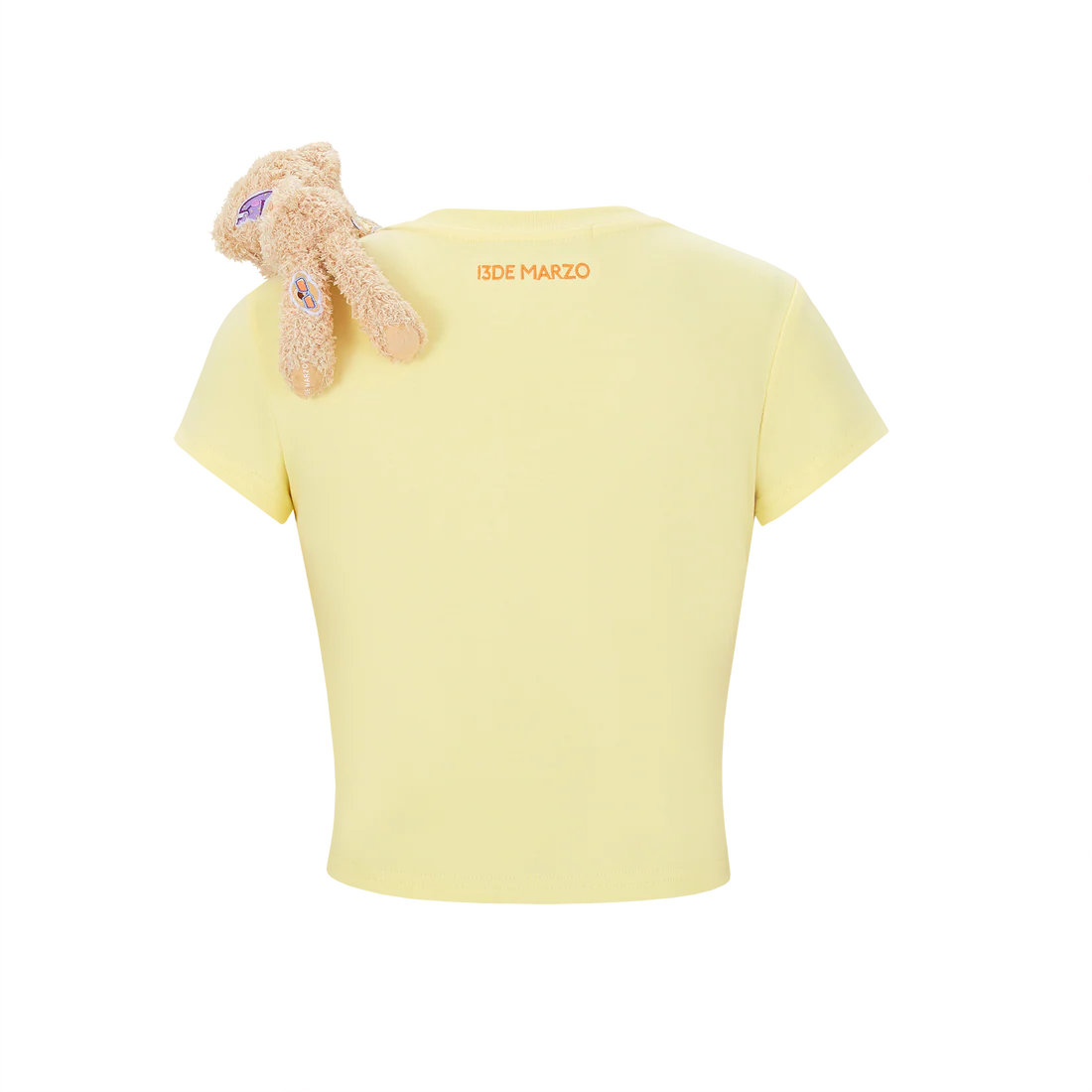 13DE MARZO Bear Stickers Top Yellow