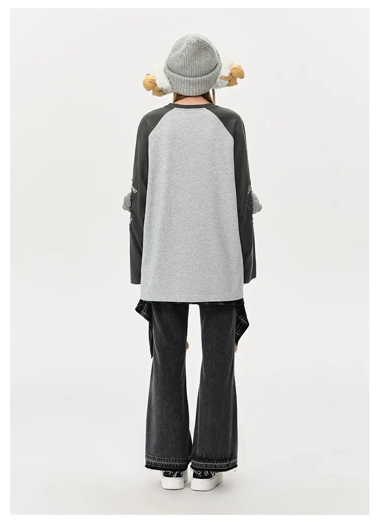 13DE MARZO BEAR EARMUFF BEANIE GREY