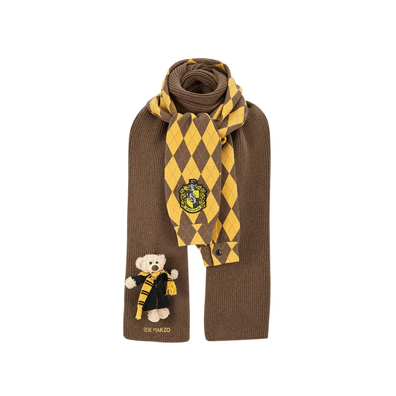 Harry Potter × 13DE MARZO Hogwarts Four Houses Bear Scarf