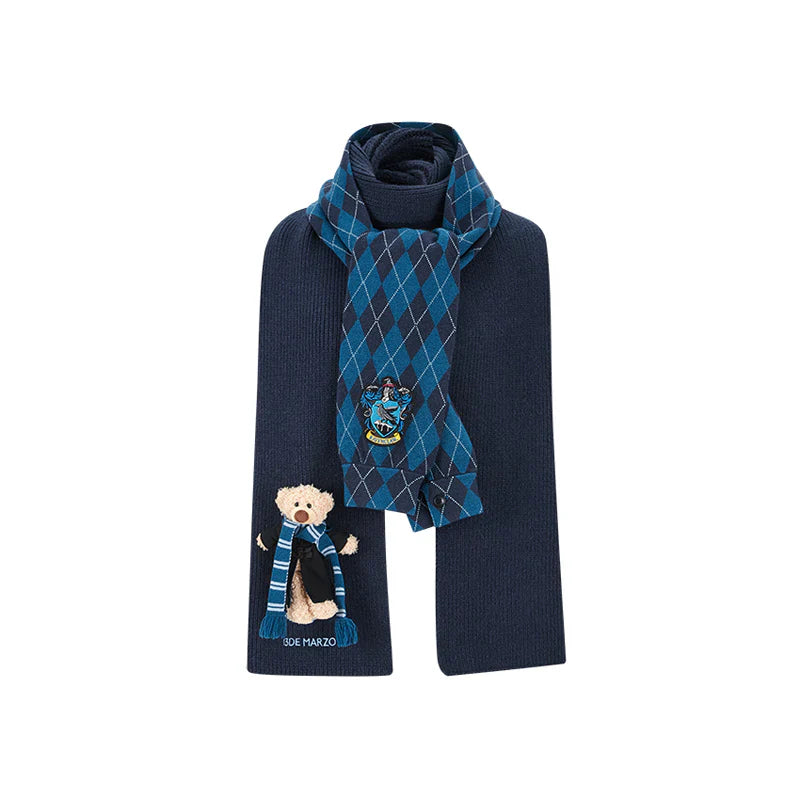 Harry Potter × 13DE MARZO Hogwarts Four Houses Bear Scarf