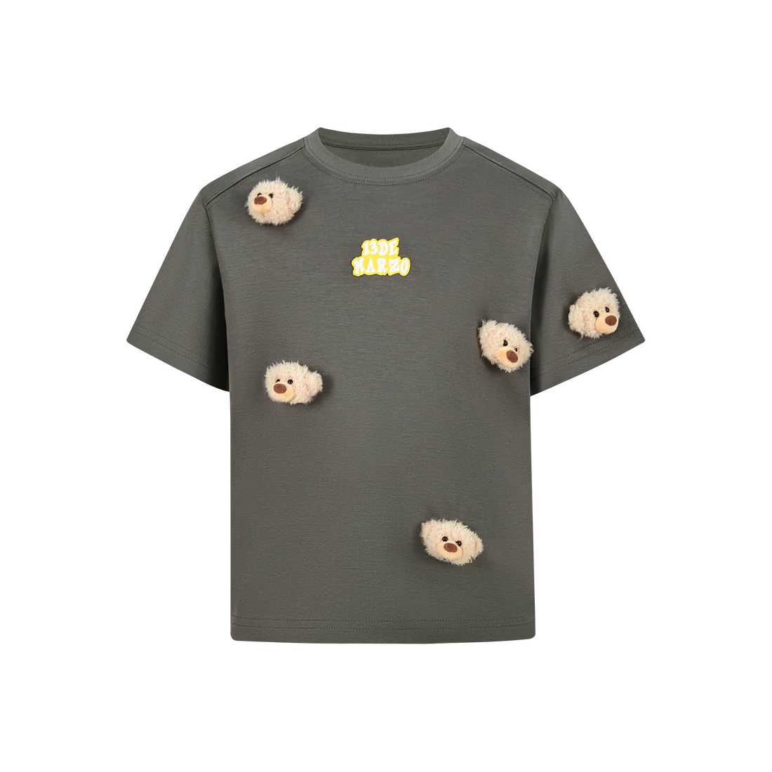 13DE MARZO BabyBear Mini Cover T-shirt Grey