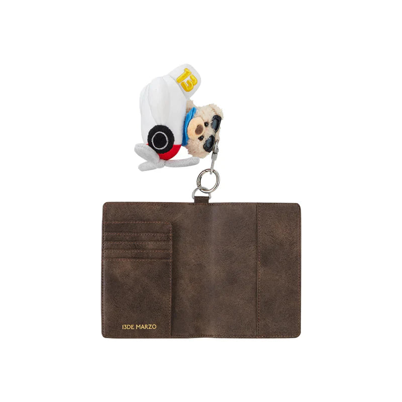 13DE MARZO Pilot Bear Passport Holder