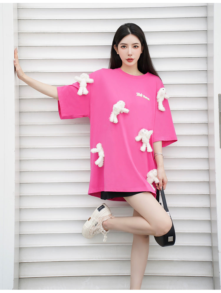 13 DE MARZO FULL OF THREE-DIMENSIONAL BEAR TSHIRTS