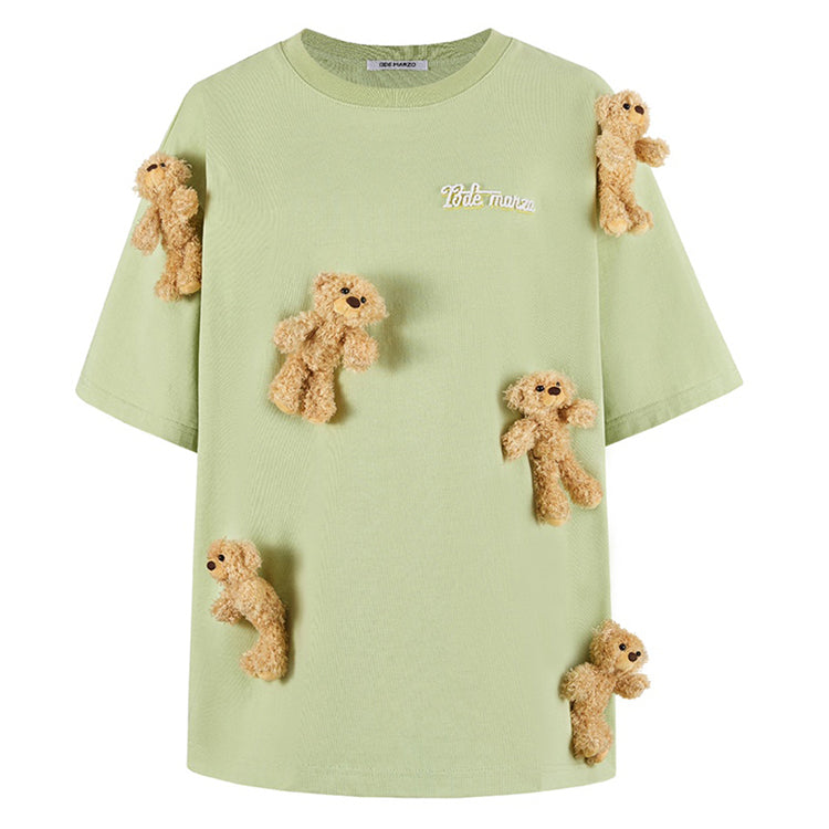13 DE MARZO FULL OF THREE-DIMENSIONAL BEAR TSHIRTS