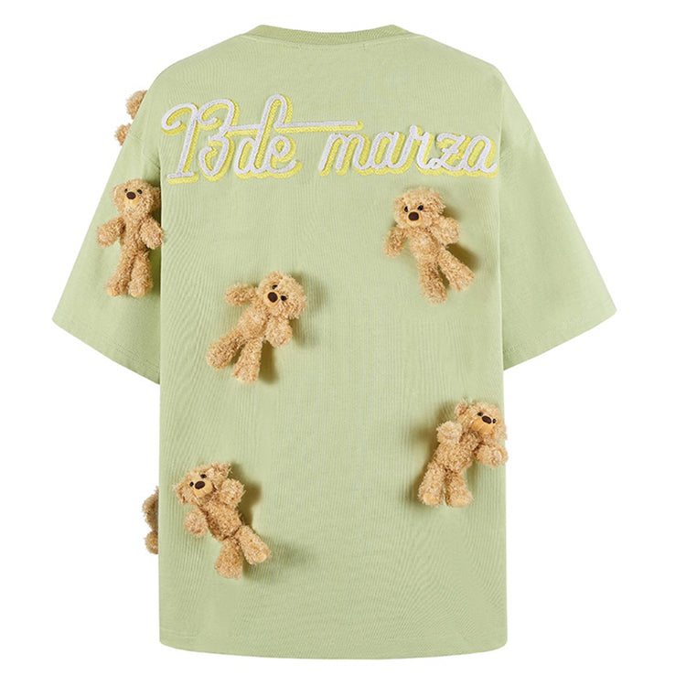 13 DE MARZO FULL OF THREE-DIMENSIONAL BEAR TSHIRTS