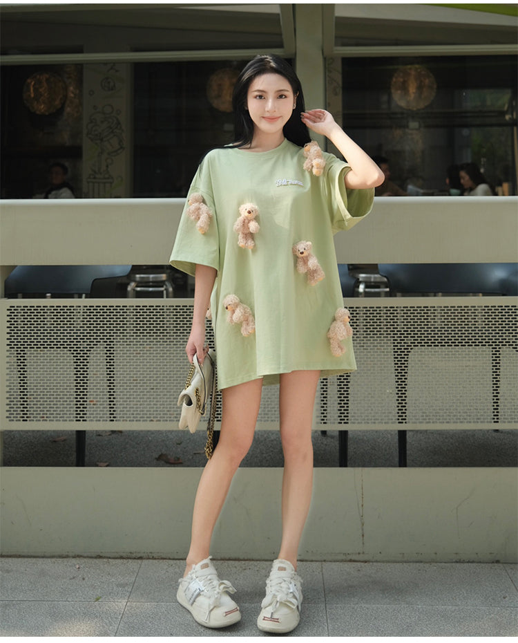 13 DE MARZO FULL OF THREE-DIMENSIONAL BEAR TSHIRTS