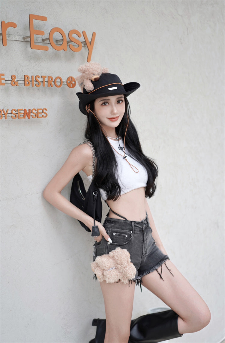 13 DE MARZO  MASTERPIECE DENIM SHORTS