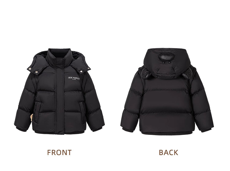 13DE MARZO Kids Down Jacket with Removable Sleeves
