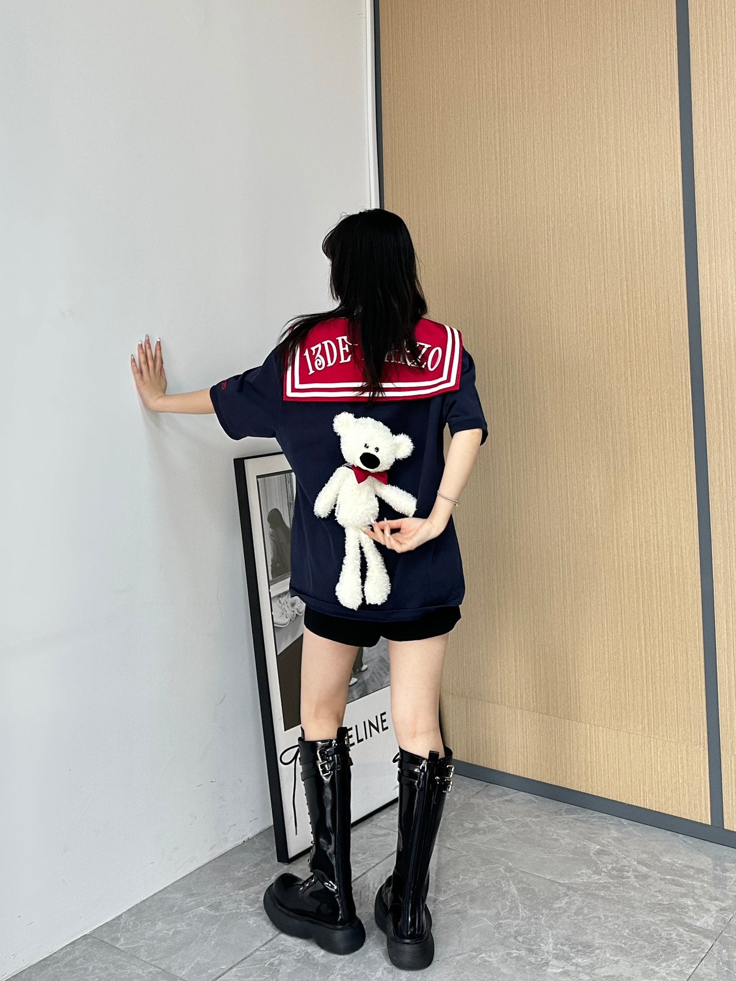 13 DE MARZO BEAR SAILOR TSHIRTS ESTATE BLUE