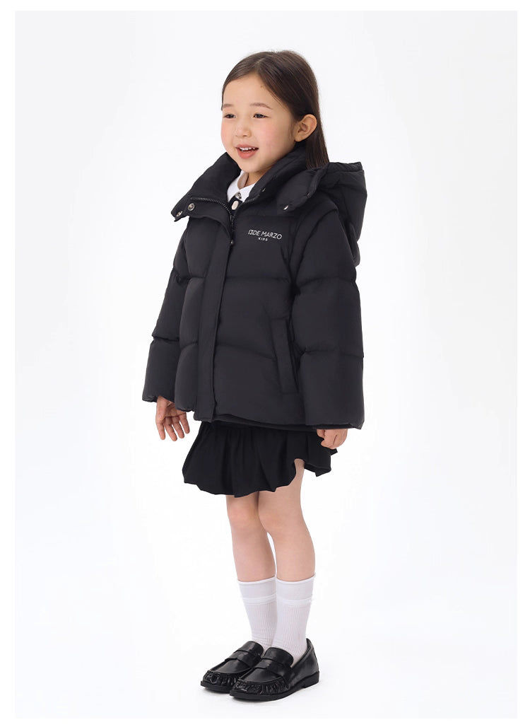 13DE MARZO Kids Down Jacket with Removable Sleeves