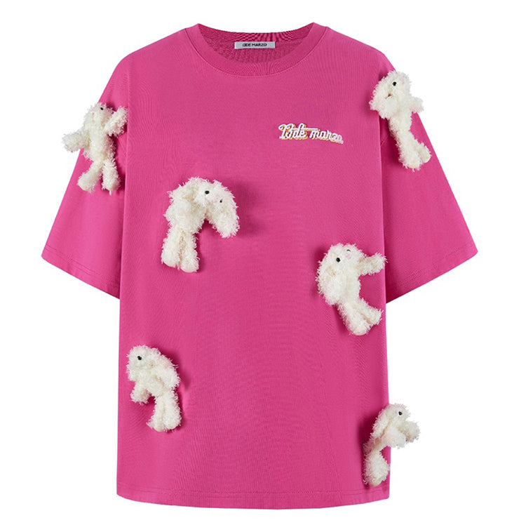 13 DE MARZO FULL OF THREE-DIMENSIONAL BEAR TSHIRTS