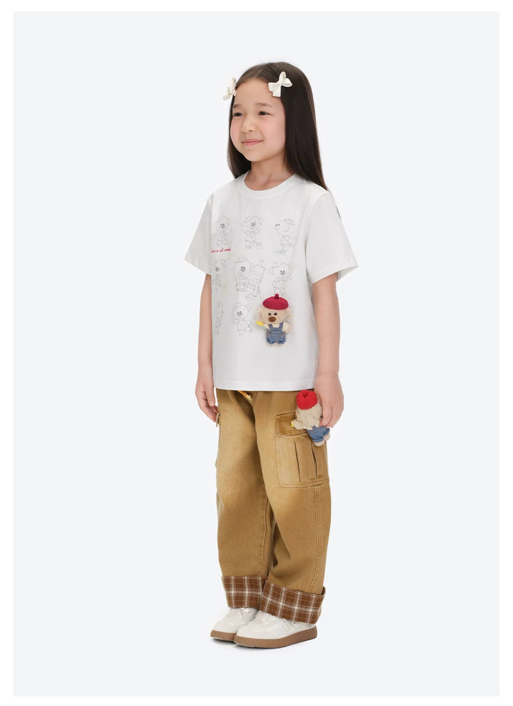 13DE MARZO BabyBear Little Painter Sketch T-shirt