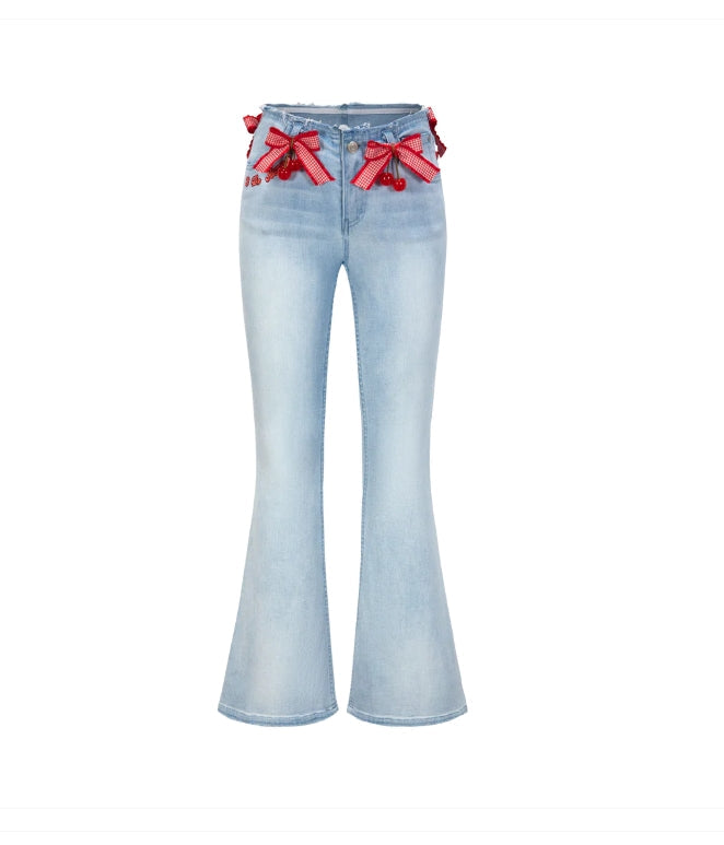 13DE MARZO CHERRY WASHED JEANS