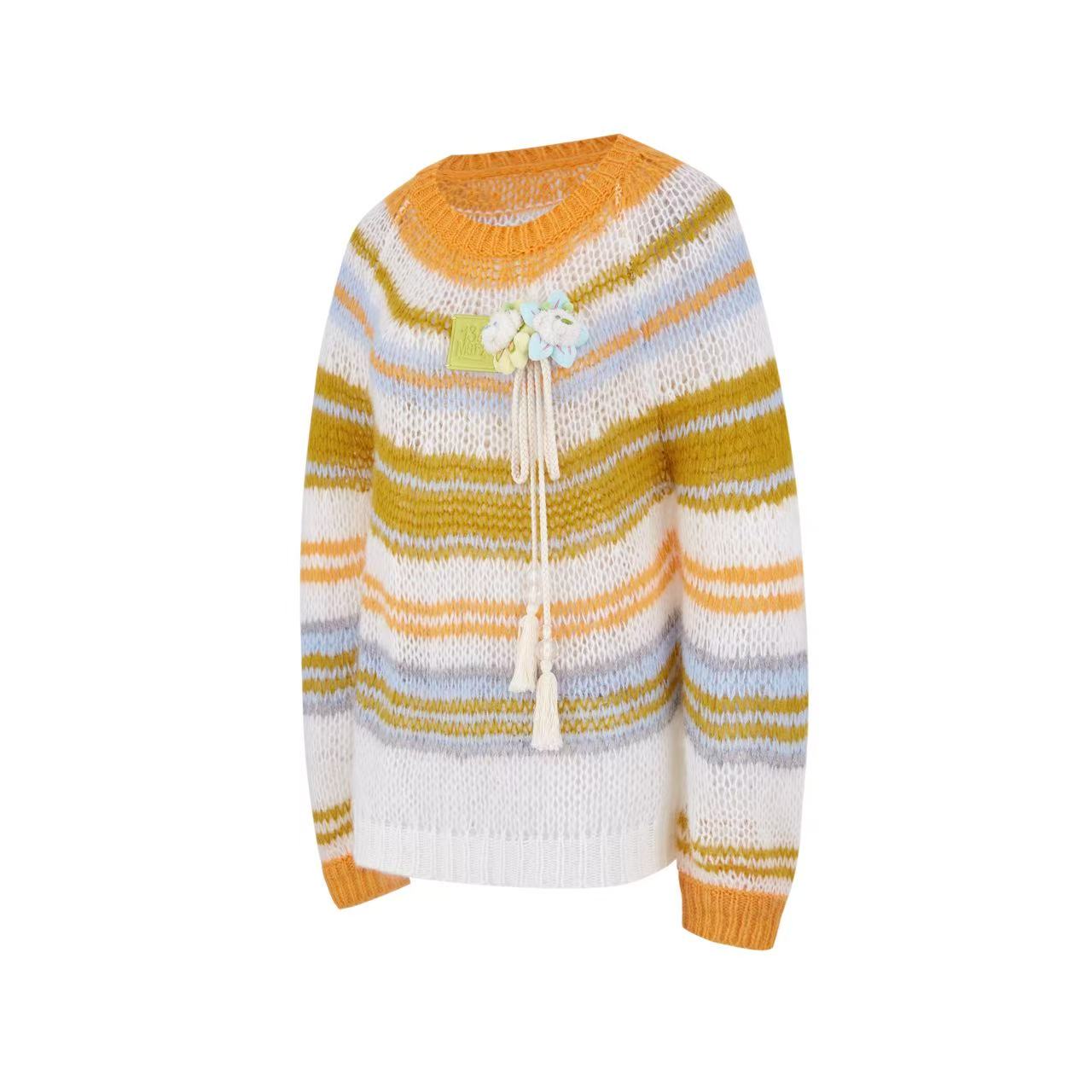 13DE MARZO Hollow Lines Sweater