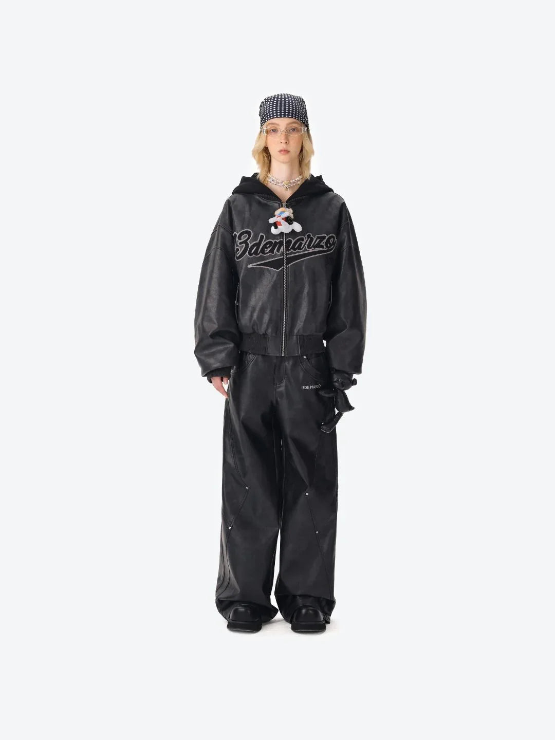 13DE MARZO Pilot Bear Vintage Jacket
