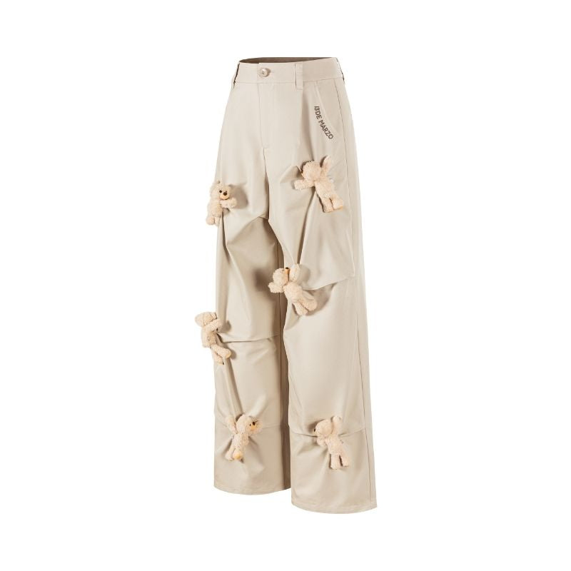 13DE MARZO Doozoo Casual Cargo Pants Khaki