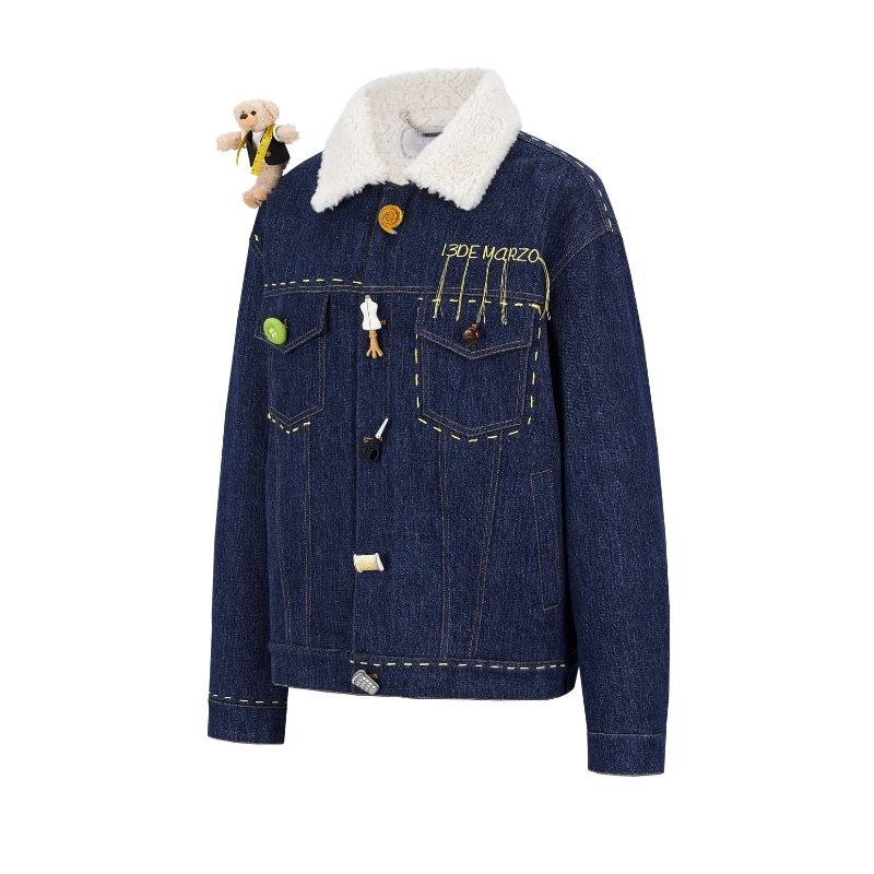 13DE MARZO Tailor Bear Fleece Jacket