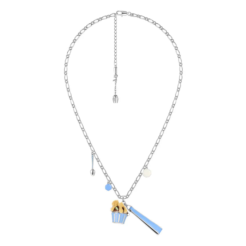13DE MARZO Bear Cupcake Necklace