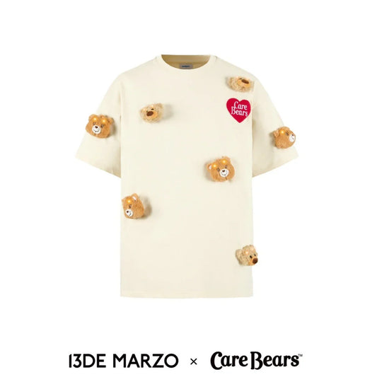 13DE MARZO X CARE BEARS LUMINOUS T-SHIRT GARDENIA