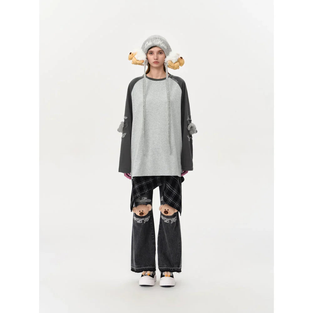 13DE MARZO ELBOW BEAR SWEATSHIRT
